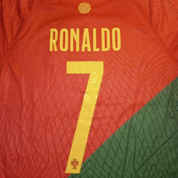 Nike | Shirts | Cristiano Ronaldo Portugal 222 World Cup Match Home 